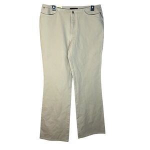 Cambio NWT Women's Kate‎ Ivory Jeans Waist 33" Inseam 32" Size 14